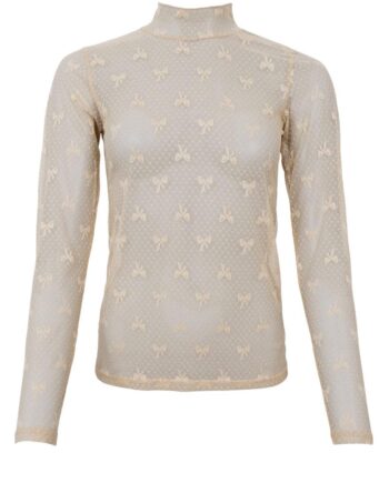 Black Colour Bluse Bowie Nude