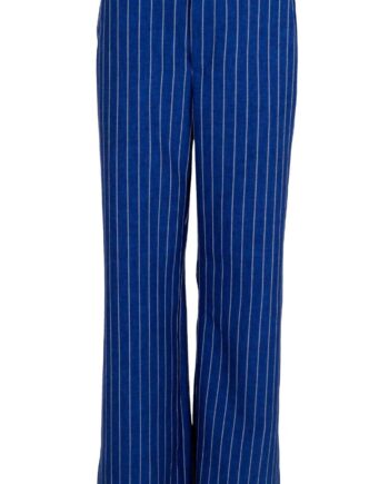 Black Colour Bukser Chicago Blue Stripe