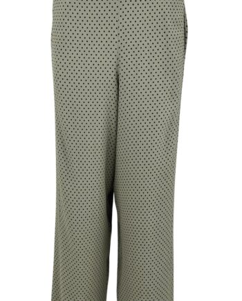 Black Colour Bukser Sophy Dotted Olive
