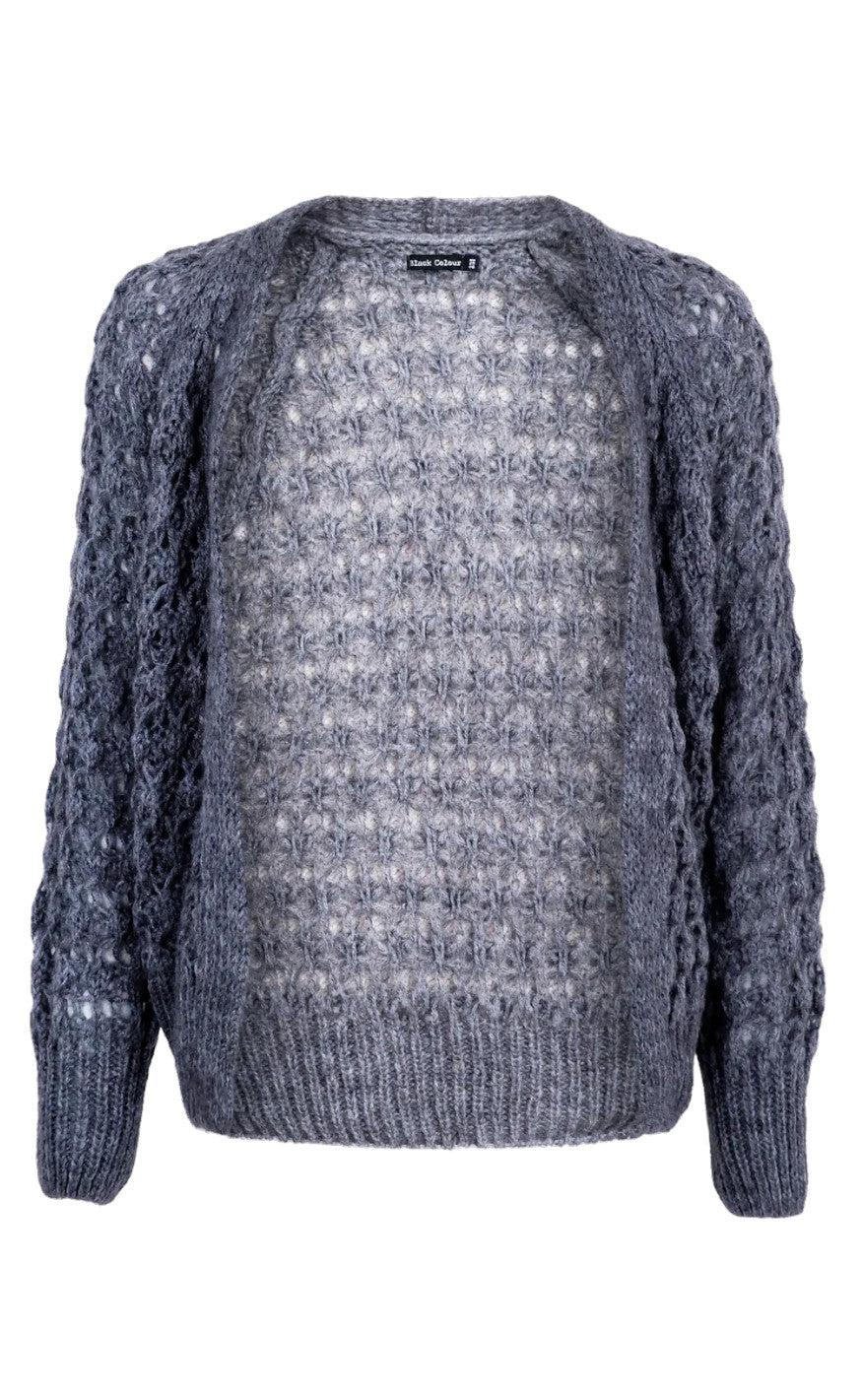 Black Colour Cardigan Trinity Grey