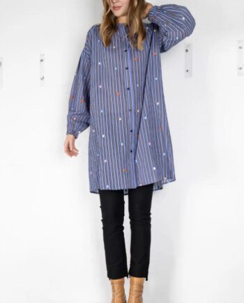 Black Colour Kjole Brianna Sky Blue
