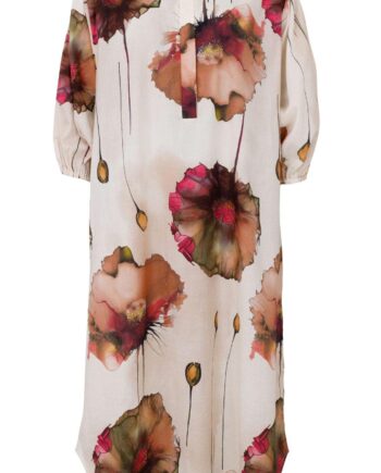 Black Colour Kjole Celine Wheat Flower