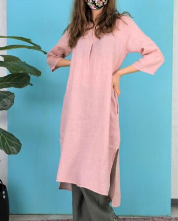 Black Colour Kjole Siena Kaftan Rose