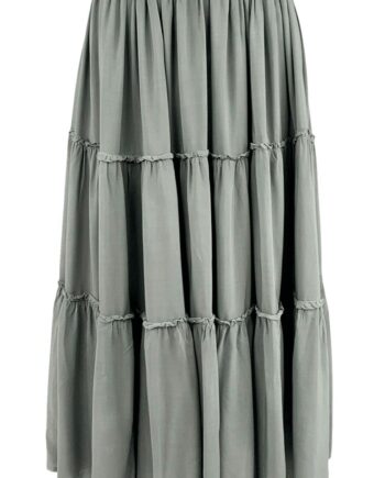 Black Colour Nederdel Ada Boho Olive