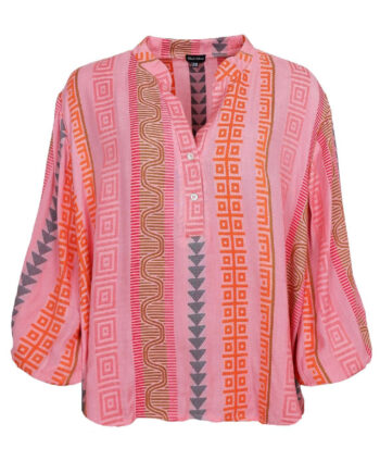 Black Colour Skjorte Kos Pink Multi
