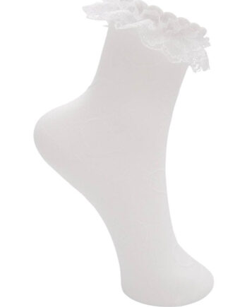 Black Colour Strømper Lia White