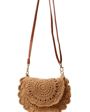 Black Colour Taske Crochet Nature