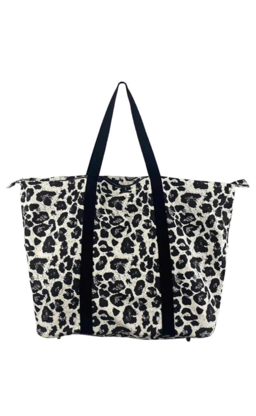 Black Colour Taske Pepe Weekend Canvas Leo Sand