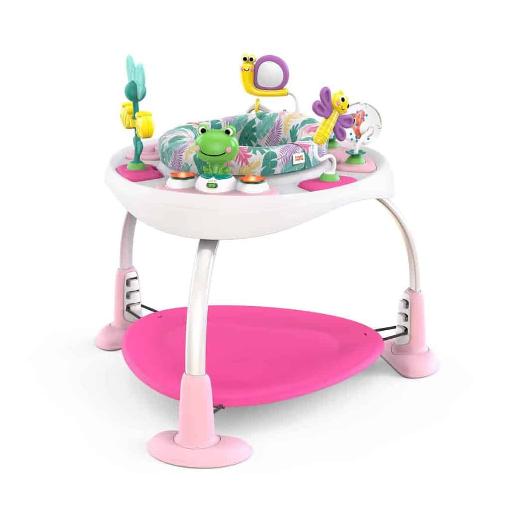 Bounce Bounce Babyâ        Legetrampolin Og Bord Pink