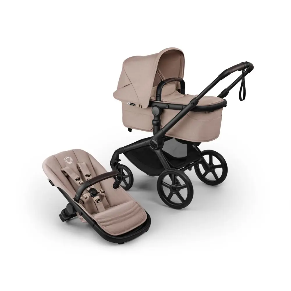 Bugaboo Fox   Renew Kombivogn Black Desert Taupe Melange