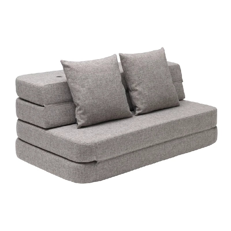 By Klipklap   Fold Sofa   Soft  Blue Grey    Grey