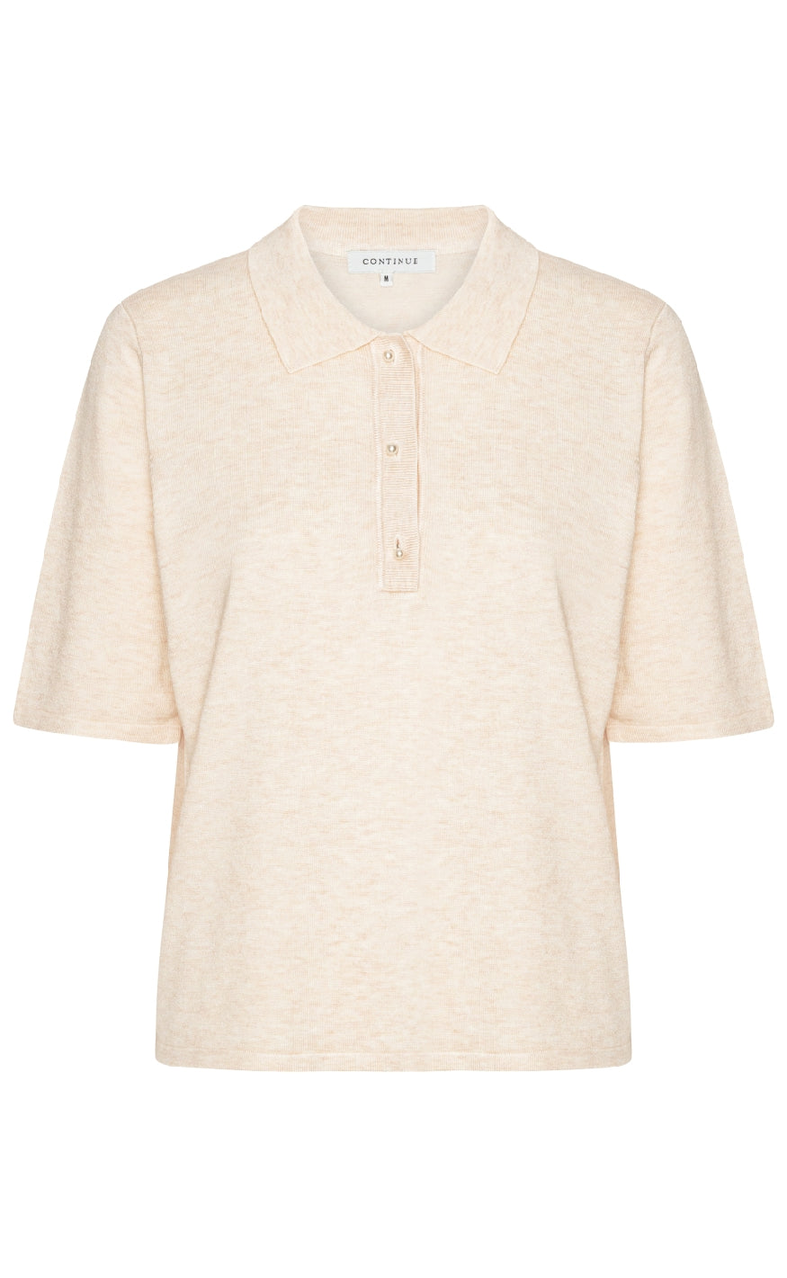 Continue Bluse Diane Polo Sand