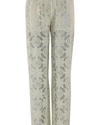 Continue Bukser Lis Lace Off White