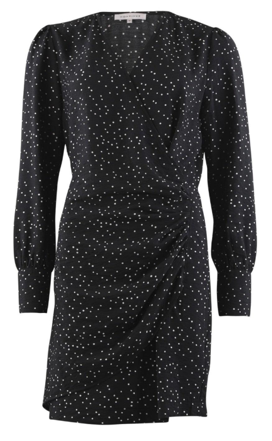 Continue Kjole Glam Dot Black