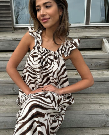 Continue Kjole Sasha Zebra