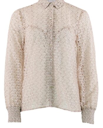 Continue Skjorte Jeannie Lace Nougat