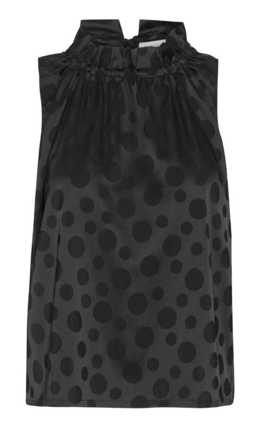 Continue Top Liva Dot Black