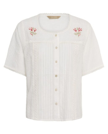Culture Skjorte Velveta Ss Spring Gardenia