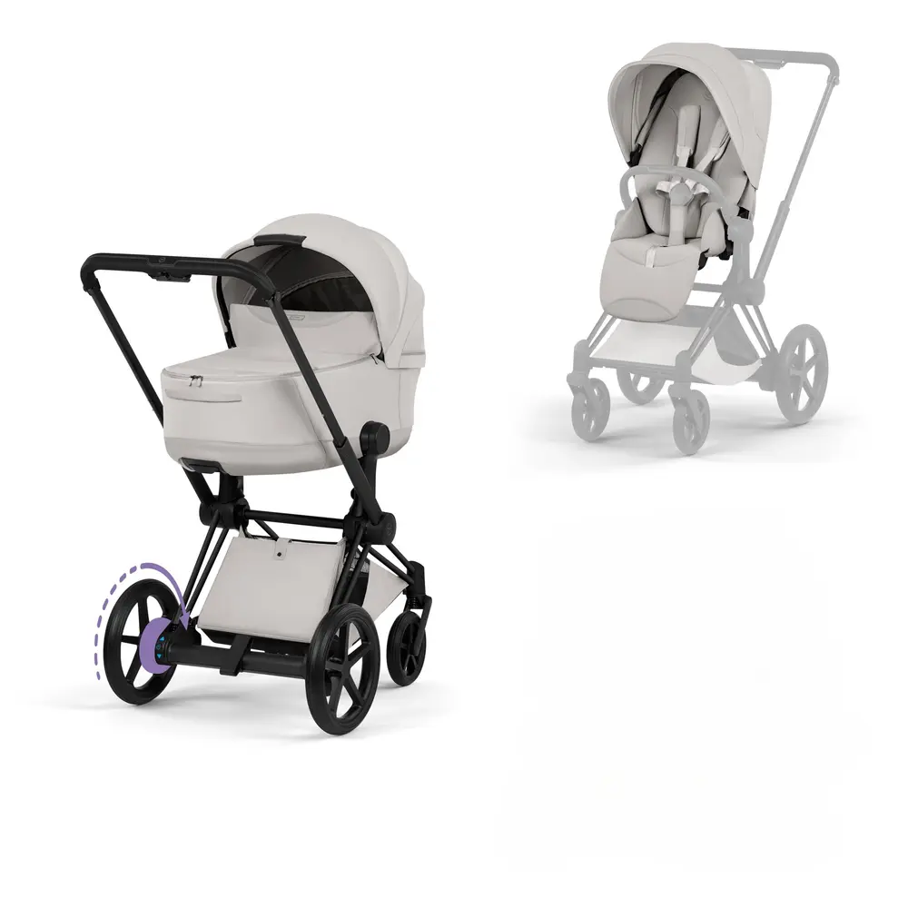 Cybex  -priam Kombivogn Style City Grey Matt Black