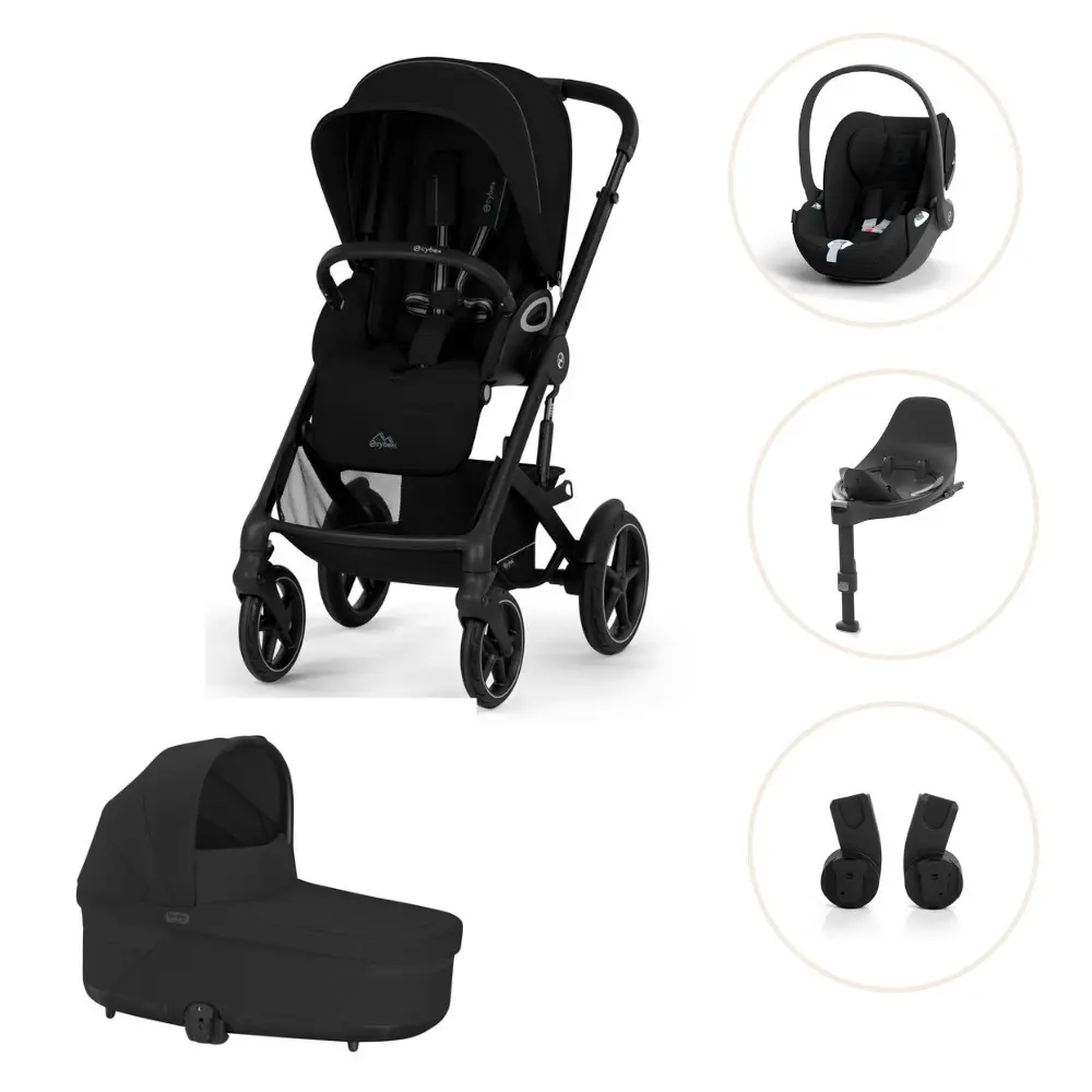 Cybex Talos   Lux Kombivognspakke Moon Black