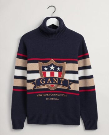 D1  Gant Banner Shield Turtleneck
