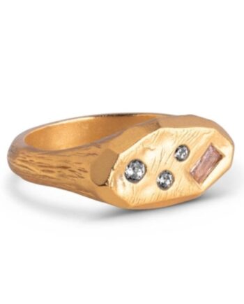 Enamel Copenhagen Ring Aia Gold Colour
