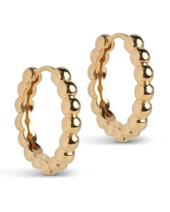 Enamel Copenhagen øreringe Ball Large Gold Colour