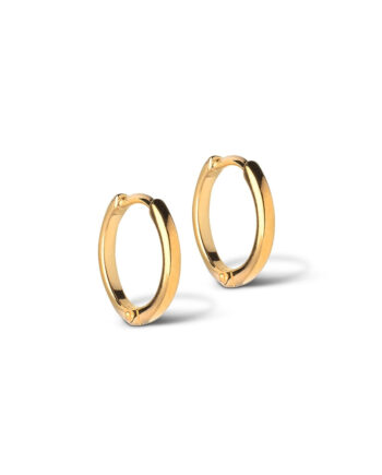 Enamel Copenhagen øreringe Classic Hoops Gold Colour