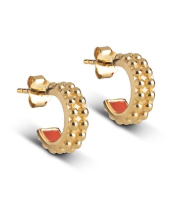 Enamel Copenhagen øreringe Gift   Smile Orange