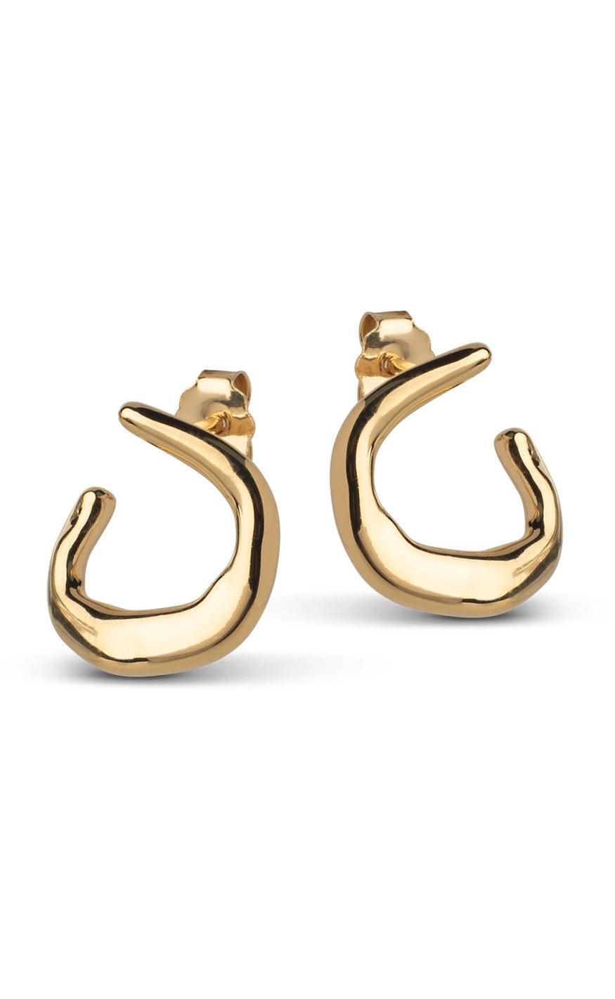 Enamel Copenhagen øreringe Inga Gold Colour