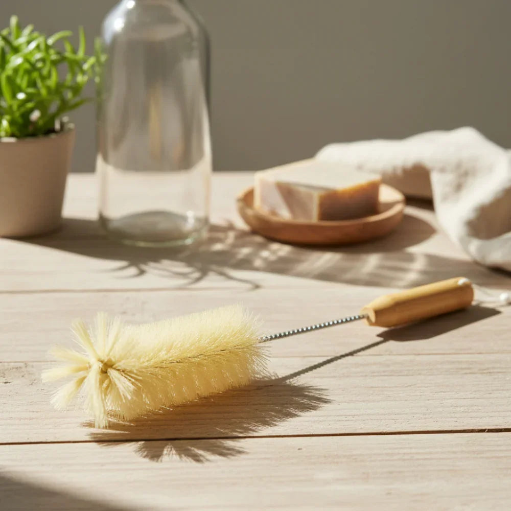 Flaskerenser Med Sisal Børste