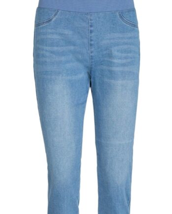 Freequent Bukser Shantal Capri Denim Light Blue Denim