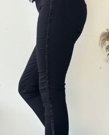 Freequent Bukser Shantal Glitter Black
