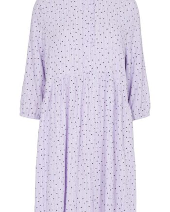 Freequent Kjole Dotted Pastel Lilac Mix