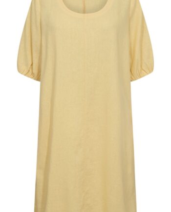 Freequent Kjole Lava Round Neck Golden Haze