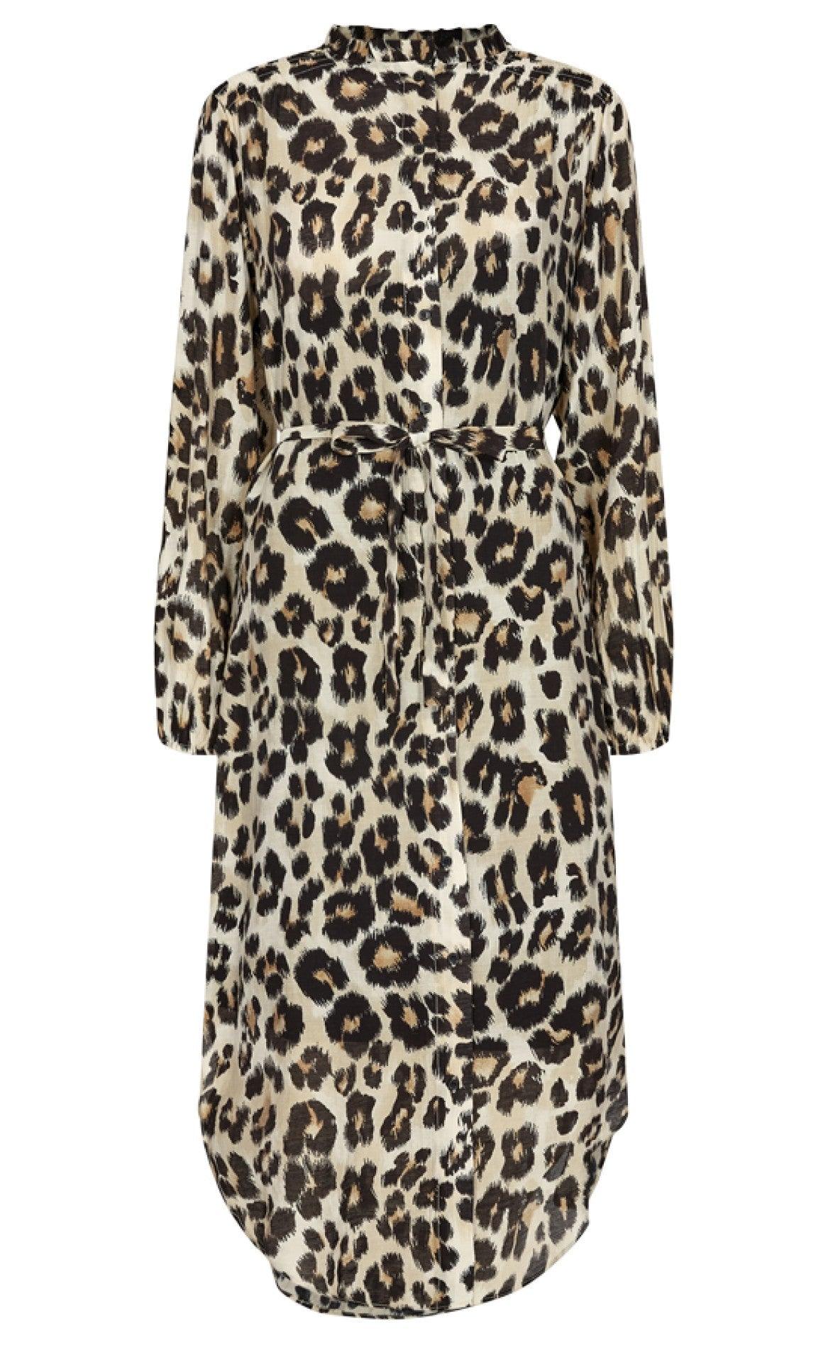 Freequent Kjole Wia Leopard Print