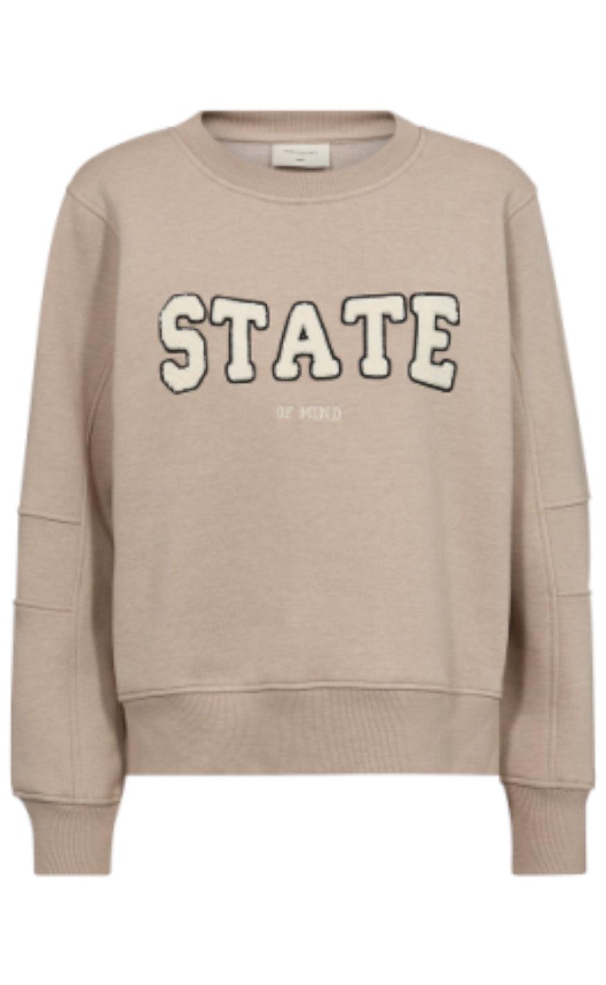 Freequent Pullover Prosit Simply Taupe Melange    Tofu