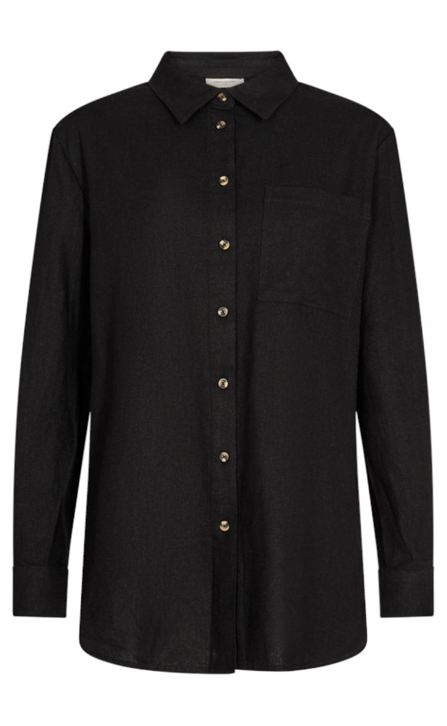 Freequent Skjorte Lava Simple Black