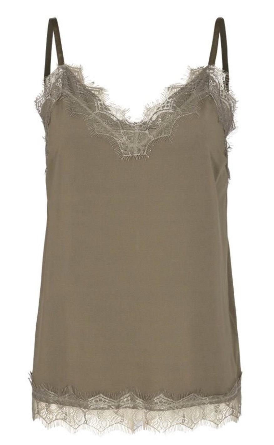 Freequent Top Bicco Dusty Olive