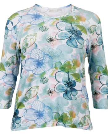 Gabriella    Dame  -shirt Green Comb 52