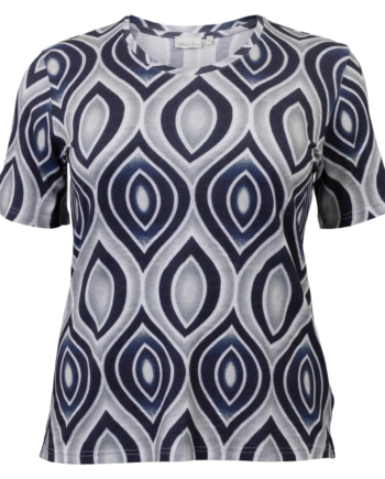 Gabriella    Dame  -shirt Navy Comb 48