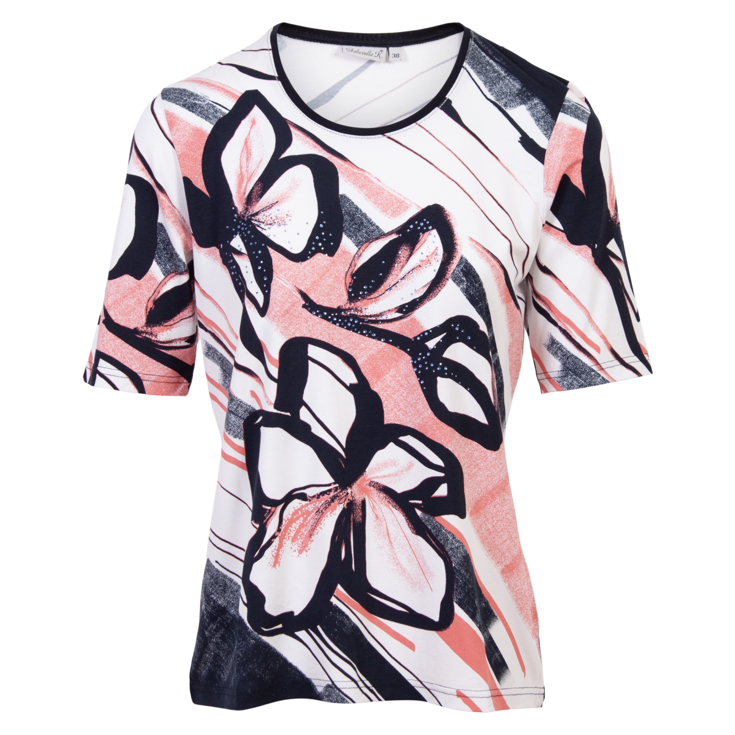 Gabriella Dame -shirt Plus Size Rot 38