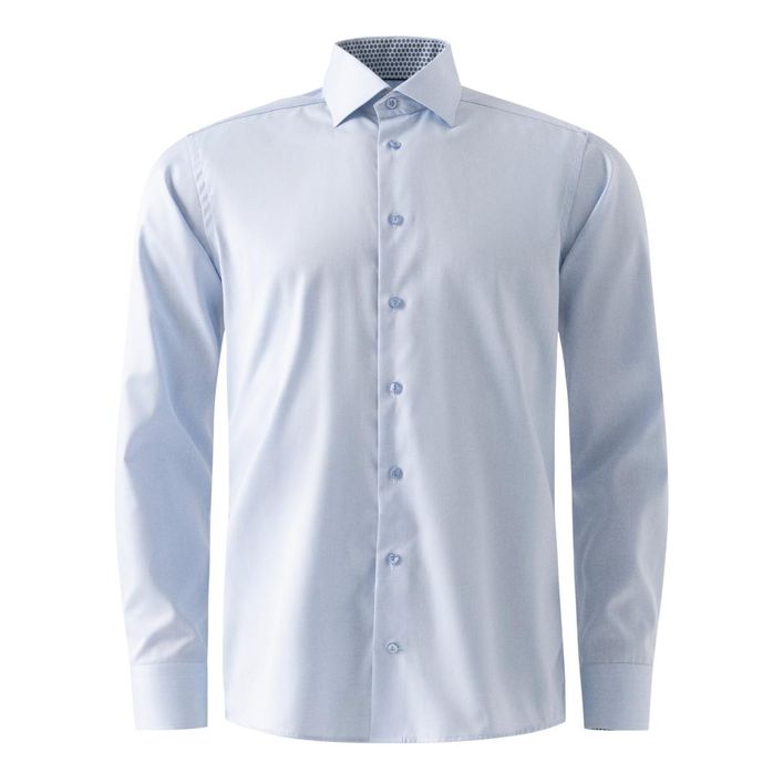 Geometric Effect Signature Twill Shirt