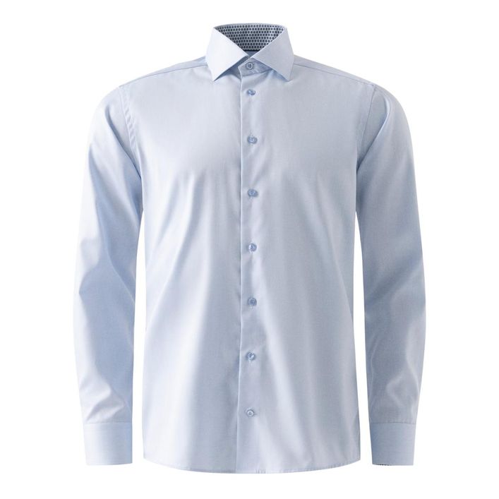Geometric Effect Signature Twill Shirt