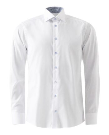 Geometric Effect Signature Twill Shirt
