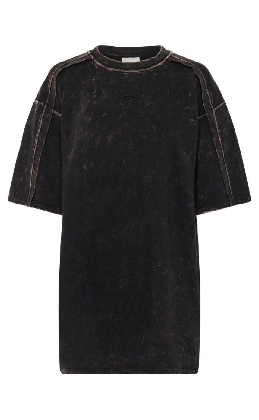 Gestuz  -shirt Neia Black Brown Washed
