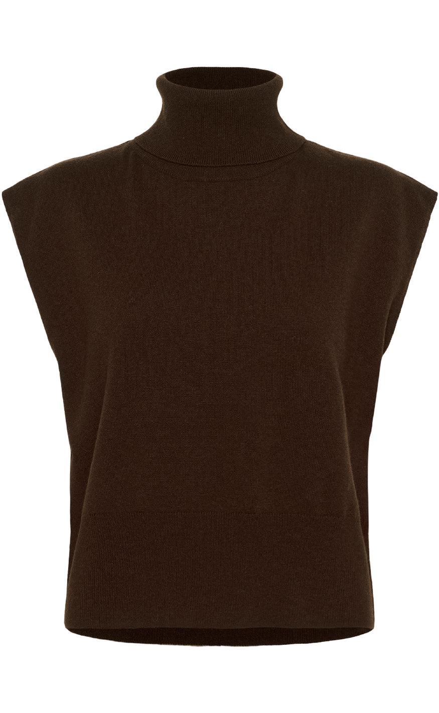 Gestuz Vest Manzi Deep Burnt Brown