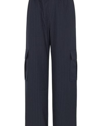 Global Funk Bukser Lana-  Levilla Navy Pinstripe