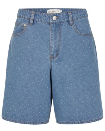 Global Funk Shorts Talina Midt Blue Dot