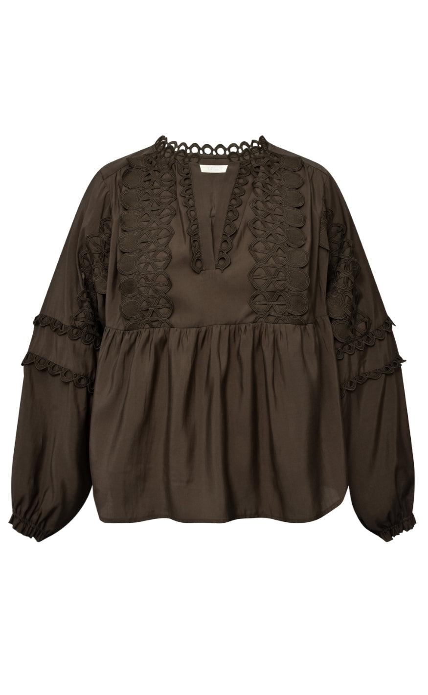 Gossia Bluse Kaia Coffee